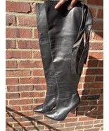 Goodyear over the knee high black leather boots Women’s 8M - $250.00