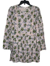 Matilda Jane Women Dress A Lady Floral Print Tunic Flowy Crochet Sz. Small - £15.79 GBP