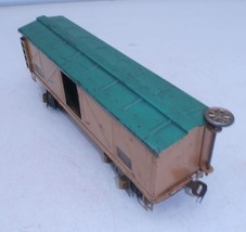 American Flyer 3208 Boxcar Tan and Teal - £10.96 GBP