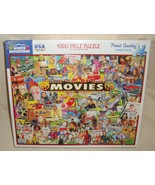 The Movies 1000 Piece Jigsaw Puzzle Item #1338 By White Mountains NEW &amp; ... - $277.24 MXN