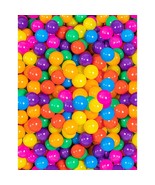 100 Plastic Balls-Thicken Play Balls For Toddlers Baby 7 Bright Colors B... - £34.18 GBP