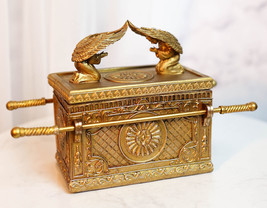 Ebros Ark Of The Covenant With Cherubim Angels Decorative Box 9.5&quot;L (1:5... - £34.96 GBP