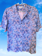 New Uniqulo Blue Print Hawaiian Aloha Shirt XS-S - £23.62 GBP