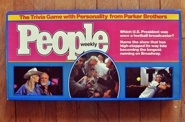 Vintage People Weekly Trivia Board Game Parker Brothers 1984 - £5.93 GBP