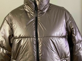 A New Day™ ~ Puffer Coat ~ Nylon ~ Brown Shimmer ~  Women&#39;s Size Large J... - $50.00
