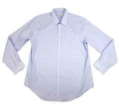Calvin Klein Button Up Shirt 17 XL 34/35 Infinite Non Iron Slim Fit Stretch Blue - £21.28 GBP