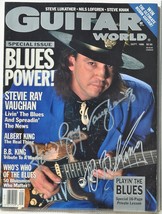 Stevie Ray Vaughn &amp; B.B. King Signed Magazine - Guitar World w/COA - £1,799.14 GBP