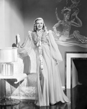 Ginger Rogers In Shall We Dance Flowing Night Gown Pose By Chair 16X20 Canvas Gi - $69.99