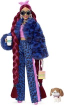 Barbie Doll Extra Barbie Extra Fashion Doll with Burgundy Braids - £40.34 GBP