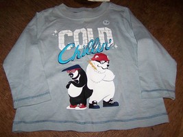 Size 12-18 Months Old Navy Chillin Polar Bear Long Sleeve T Shirt Top Gr... - $9.00