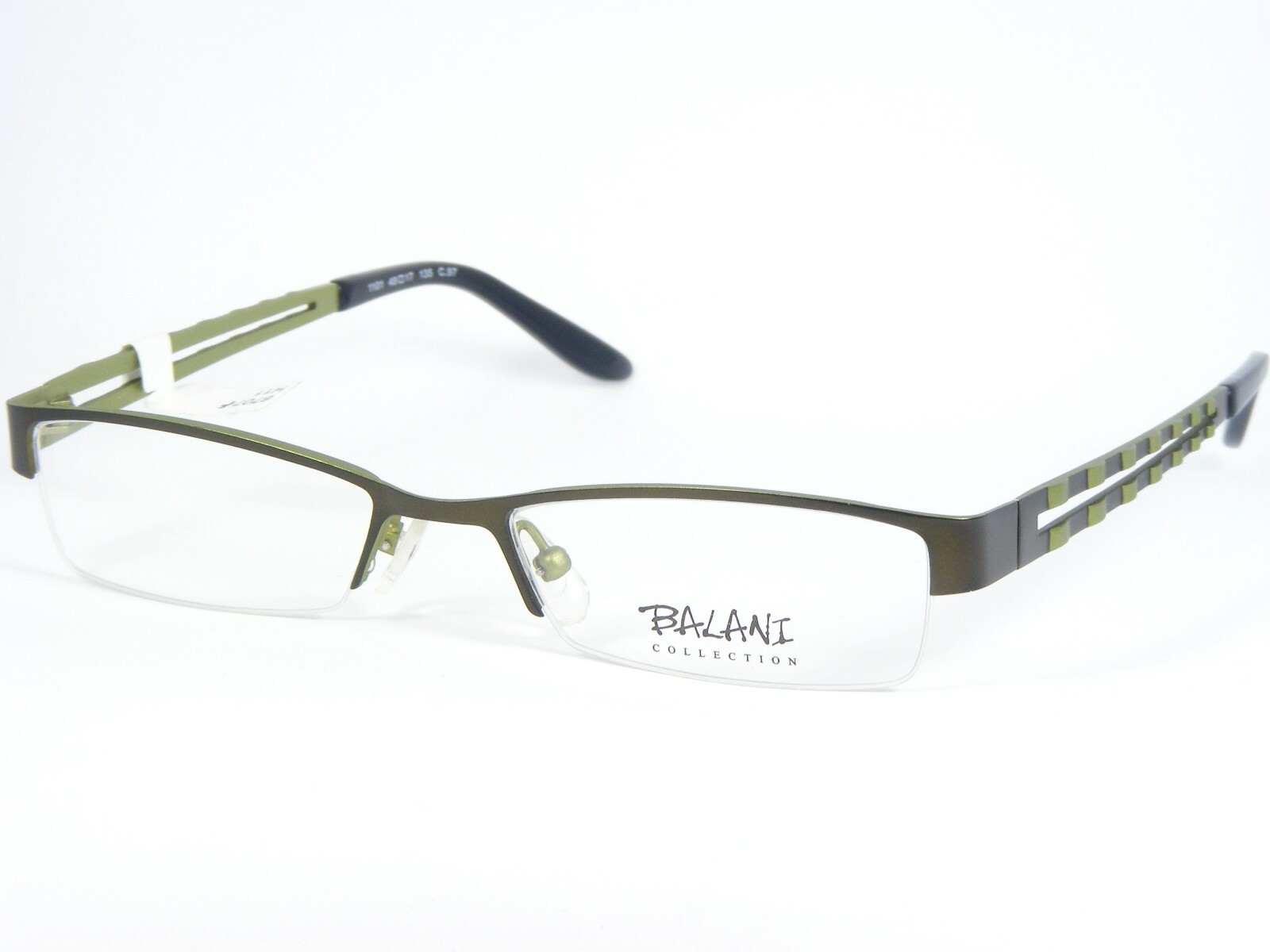 BALANI Collection 1101 97 Vert Olive Lunettes 49-17-135mm Allemagne - $58.45