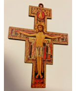 San Damiano Wood 6&quot; Crucifix, New #AB-043 - $219.01 MXN