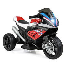 12V Licensed BMW Kids Motorcycle Ride-On Toy for 37-96 Months Old Kids-Red - Co - £143.89 GBP