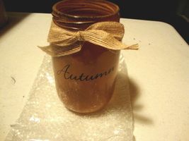 Fall glass Mason Jars - Set 3 image 2