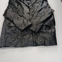 Shepherd's Collection Womens Black Genuine Leather Buttons Jacket With Liner 4XL image 15