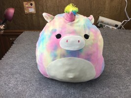 Squishmallow Jaime The Rainbow Pegacorn Medium Pegasus Unicorn Soft Pillow - £15.51 GBP