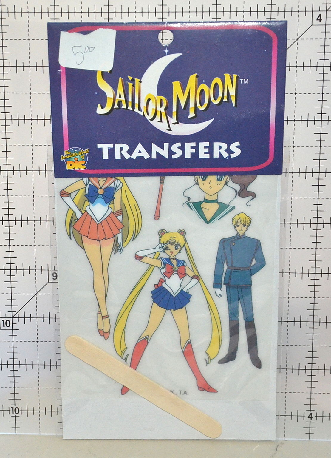 Sailor Moon transfers rub on new vintage American 1998 official - $9.89