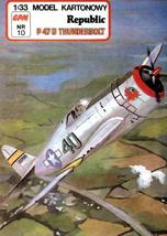 INSTANT Download. Paper Craft - P-47D Thunderbolt (Scale 1:33) - £2.31 GBP