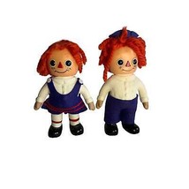 Raggedy Ann &amp; Andy Coin Bank Royalty Industries 1974 Vintage Piggy Bank - £16.87 GBP