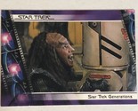 Star Trek The Movies Trading Card # Generations - $1.97