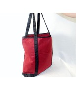 Red Felt Tote ~ 17&quot; x 13&quot;, Reusable Bag for Shopping, Crafts, Day Spa ~ ... - £4.66 GBP