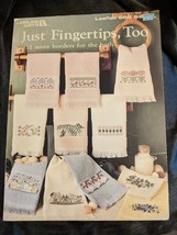 Leisure Arts Cross Stitch Pattern Leaflet 668 Just Fingertips, Too 1988 - £5.46 GBP