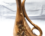 Vintage LOVELAND Or GLADYS 12.25” Art Pottery Vase - 3D Pinecones And Stem - $42.54