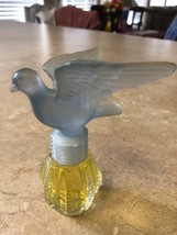 Vintage Avon Blue Bird Glass Perfume Bottle Full Collectable - $39.99