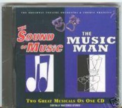 Broadway Theatre Orchestra- Sound Of Music/Music Man CD - $4.24