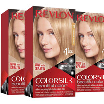 3-Revlon ColorSilk Beautiful Color #73 Champagne Blonde 1 Application Hair Color - £18.73 GBP