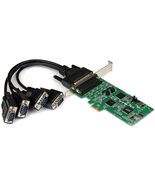 StarTech.com 4 Port PCI Express PCIe Serial Combo Card with Breakout Cab... - $165.94