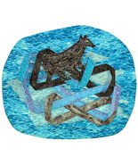 Lupus in Loopiland: Quilted Art Wall Hanging - $195.00