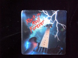 Rock N Roll Forever 1.5&quot; Square Pin Back Button LAST ONE! - £3.86 GBP