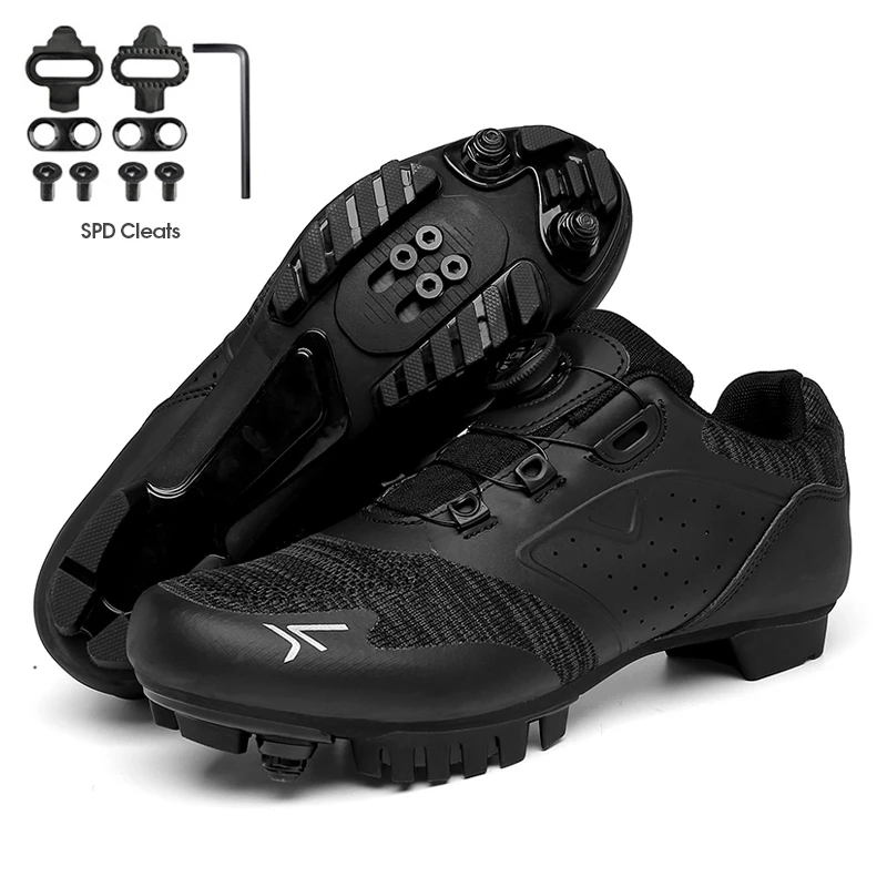 SPD Cycling Shoes Men Mtb  with Cleats  Non-slip Road Speed Bike Shoes Women Rac - £159.04 GBP