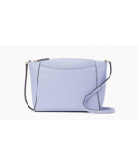 New Kate Spade Monica Pebbled Leather Crossbody Viola Flower - $1,539.05 MXN