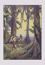 Robinson Crusoe: Nor Can I Tell by Milo Winter - Art Print - £17.42 GBP+