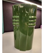McCoy 404 Ceramic Green Glossy Vase - £19.05 GBP