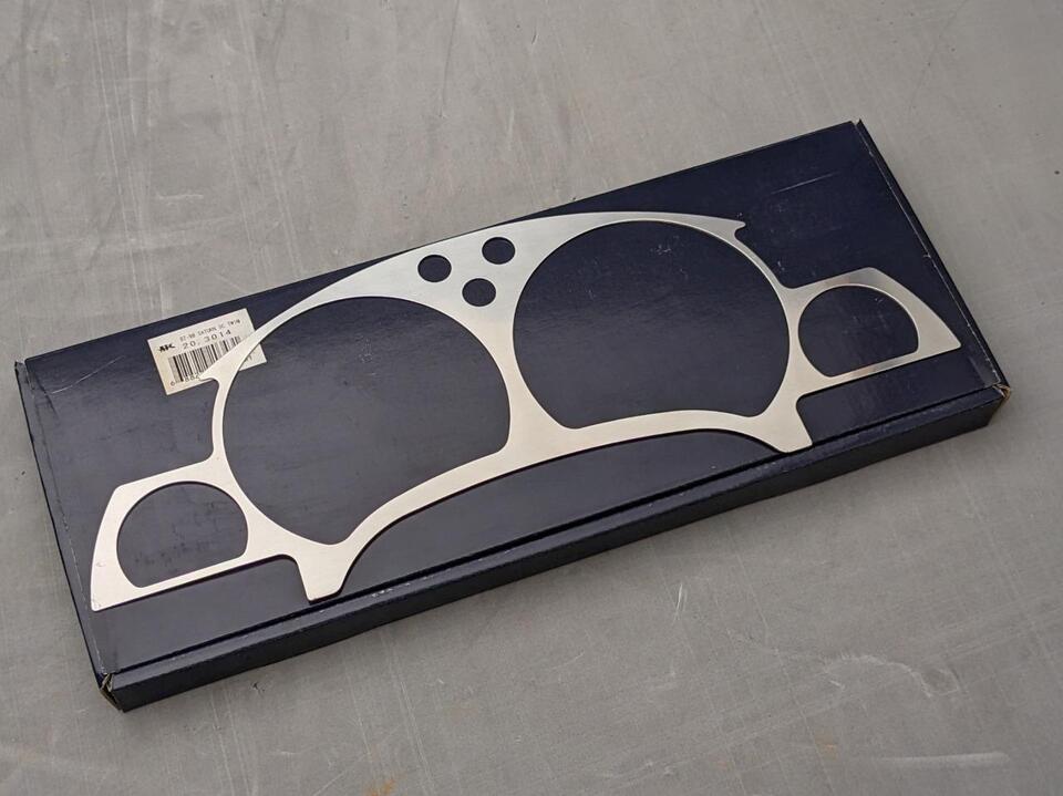 Fits 1997 1998 Saturn SC Twin Cam Aluminum Billet Cluster Bezel Overlay ... - $14.84