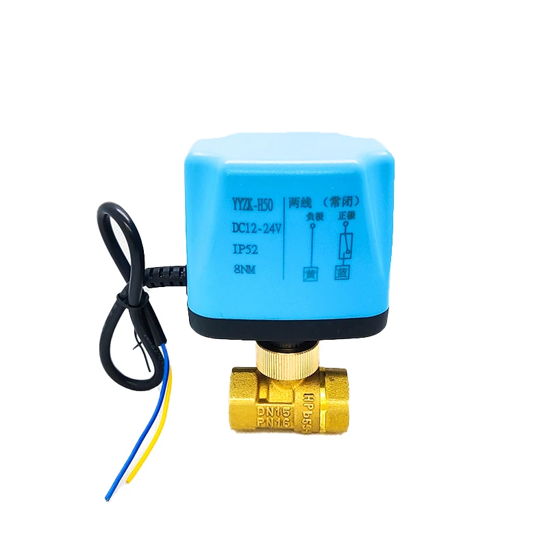 1 2 normally closed open motorized ball valve 220v 12v 24v 2 wire bra electric ball thumb200