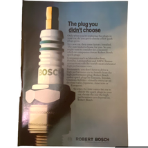 Bosch Spark Plug Print Advertisement December 1982 Original 8 x 11 Colle... - £7.74 GBP