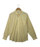 Brooks Brothers Shirt Mens Large 346 Non Iron Stretch Button Up Preppy C... - $40.60 CAD