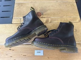 Men’s Dr. Marten Boots - 1460 SR Oxblood - Safety Shoe - Size 8 Men’s / 9 Womens - £115.21 GBP