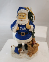 Collegiate Duke University Blue Devils Santa 2004 Christmas Cheer Ornament 3.5&quot; - £39.43 GBP