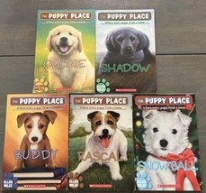 The Puppy Place Book Lot Of 5 Shadow Buddy Rascal Snowball Goldie - £11.54 GBP