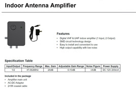 Indoor Antenna Amplifier - $39.99