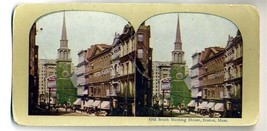 Stereoview  Old South Meeting House Boston Massachusetts - £9.32 GBP
