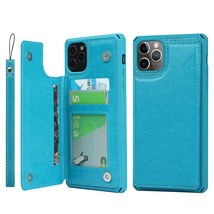 Iphone 11 Pro Max Case, Wallet Card Holder Case [Card Slots] [With Lanyard] Pu L - £23.59 GBP