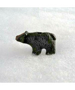 Peruvian Ceramic Black Bear Pendant Focal Bead (1) Hand Painted - $2.97