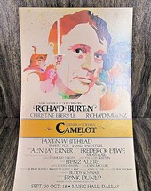 VTG 80&#39;s Camelot Richard Burton 20th Anniversary Dallas Music Hall Card ... - £17.28 GBP