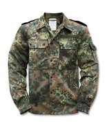 German army field shirt jacket fieldshirt camo camouflage military fleck... - £11.79 GBP